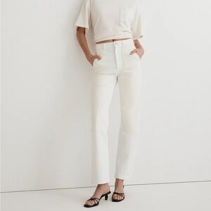 The '90s Straight Jean: Two-Tone Workwear Edition- madewell